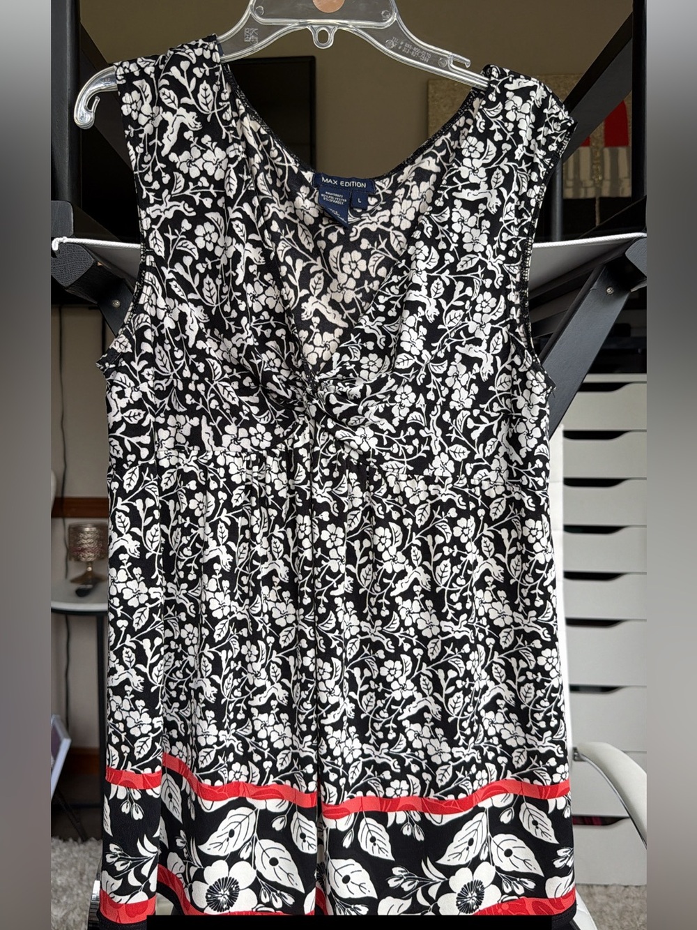 Max edition floral tank top
